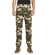 cargo pants Camo Yellow