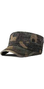 military army camo cedet hat cap men women summer camping fishing outdoor sun visor hats caps cotton