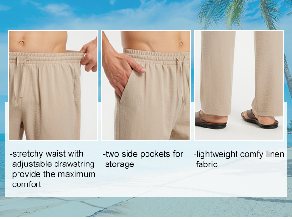 mens beach pants