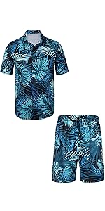 WearLink Men&amp;amp;amp;#39;s Shirts Hawaiian Sets