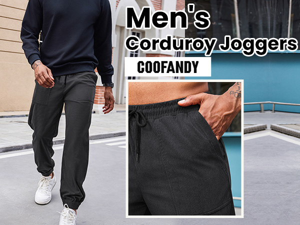 drawstring corduroy pants