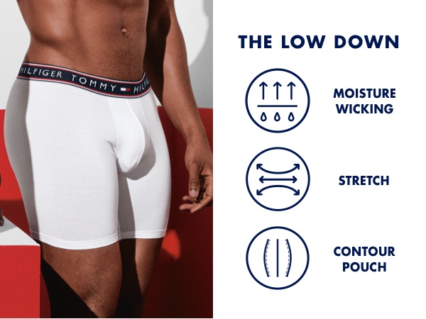 The Low Down: Moisture Wicking, Stretch, Contour Pouch