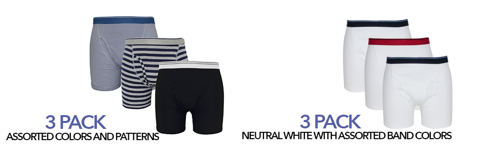 3,pack,,neutral,white,assorted,colors,boxer,briefs,boxers