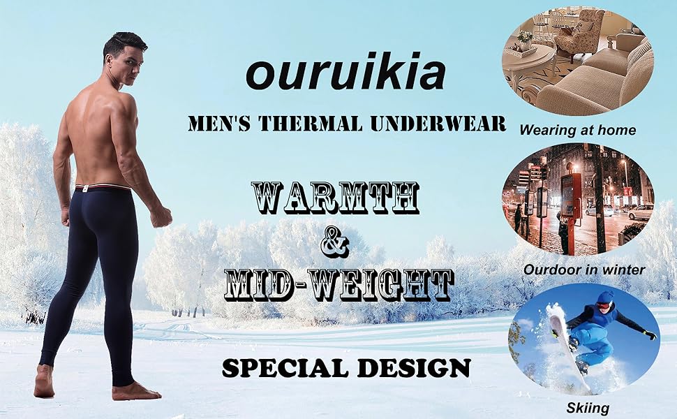 Men thermal underwear pants men''s thermal bottoms men thermal long john pants 