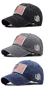 USA Flag Baseball Cap