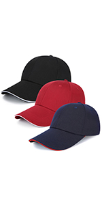 baseball cap 3pack