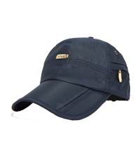 Simple Baseball Cap with Side Pocket Unstructured Design UPF 50+ Sun Protection Hats for Women&men