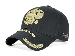 Gold Embroidered Baseball Cap - Black and Gold Style