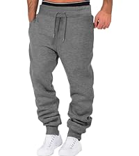 Multi Pockets Cargo Pants for Men Elastic Waistband Work Sweatpants Joggers