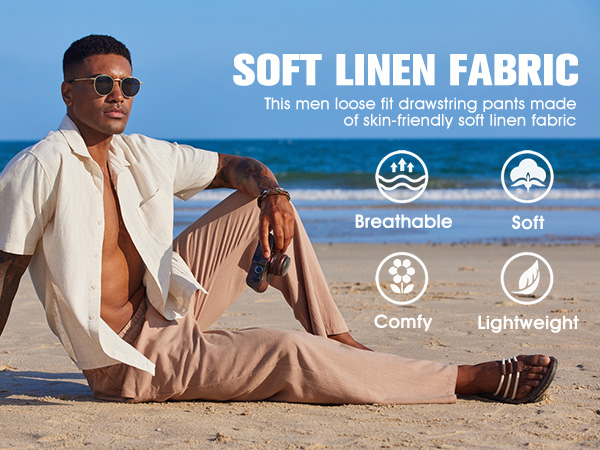 mens linen pants