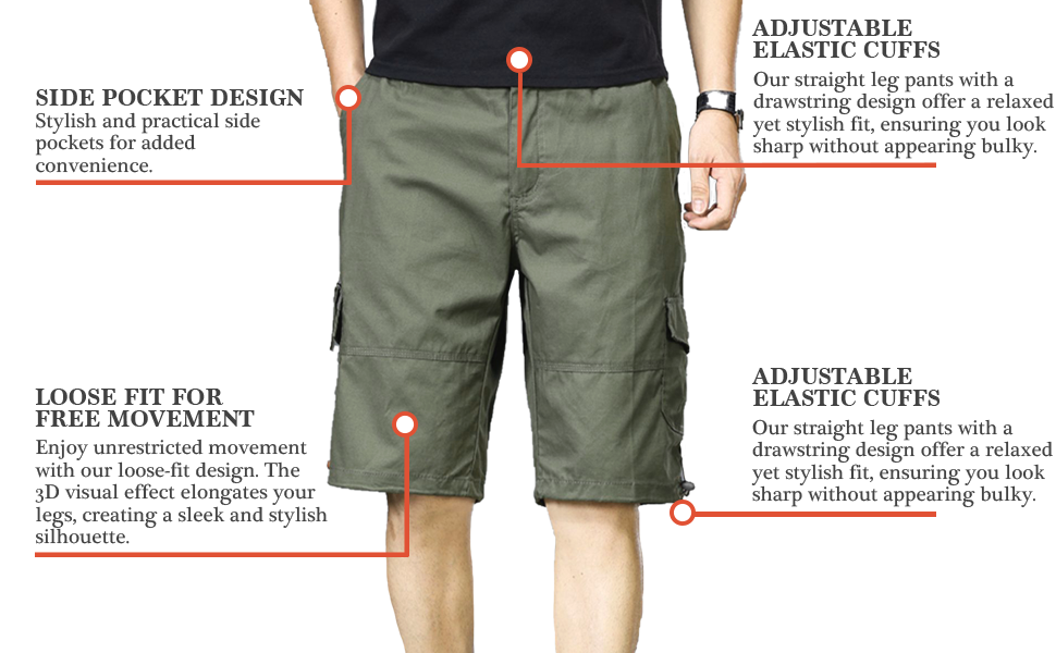 mens cargo shorts