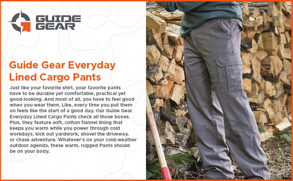 Guide Gear Everyday Lined Cargo Pants