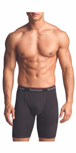 Cotton Stretch Long Leg Boxer Briefs