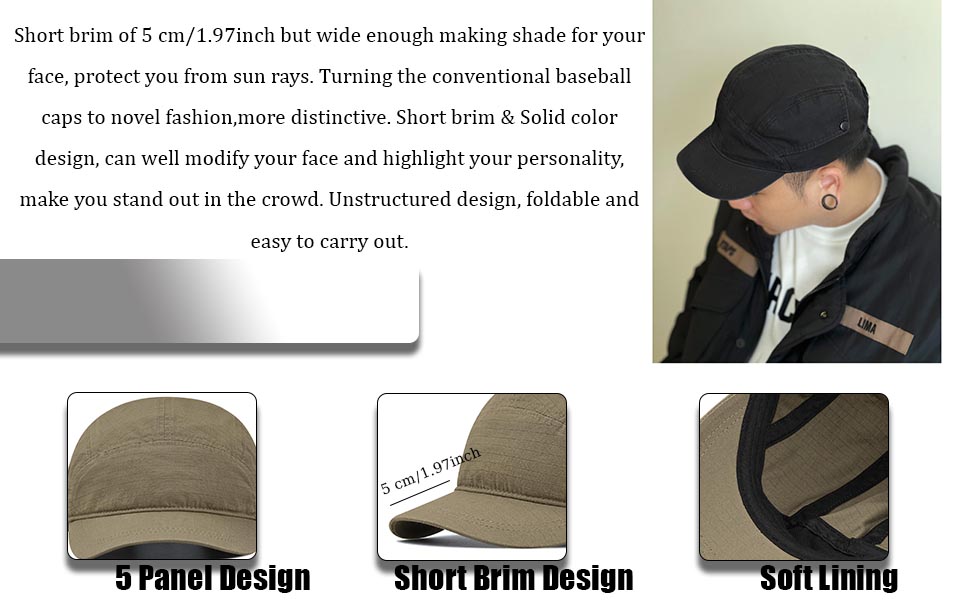 Cooling Trucker Dad Cap Adjustable Strap Cadet Cap