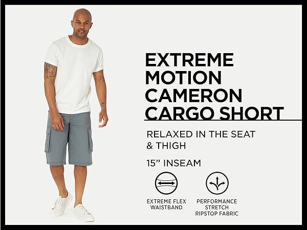 Lee Men''s Extreme Motion Cameron Cargo Short