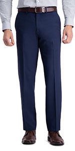 Haggar Dress pants, straight fit, mens straight dress pants, mens straight fit slacks, Haggar dress