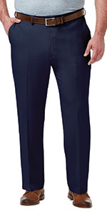 Haggar Dress Pants, big and tall fit, big & tall mens pants, Haggar big and tall, big & tall slacks