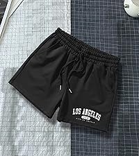 Men Letter Cool Shorts