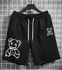 Men bear graphic shorts