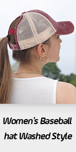 Women Ponytail Hat