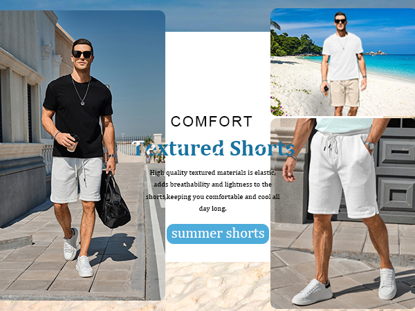 Summer Textured Shorts