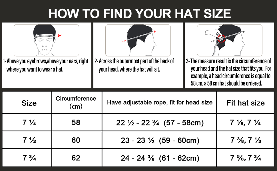 hat size