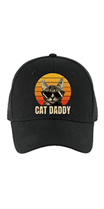 cat hat funny hats for men eat sleep baseball cap cute hats for women with dogs funny hats for women