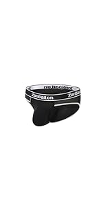 ZONBAILON Menmp;#39;s Bulge Enhancing Pouch Bamboo Boxer Briefs Sexy Low Rise Breathable Underwear