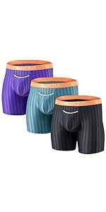 Mens Sexy Ice Silk Bulge Enhancing Underwear Pouch Boxer Top Opening Fly Big and Tall Underwear