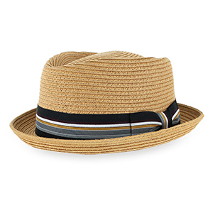 straw pork pie hat