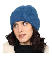 JILANI Winter Chunky Hat knit beanie skull cap Slouchy Knit Cuffed Skull Caps for Women Beanie Soft