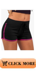 B0D7VNK2PG Women''s Athletic Running Shorts Elastic Waist Shorts Comfy Casual Sports