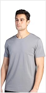 fishers finery mens crew neck tee modal undershirt multi pack mens tees