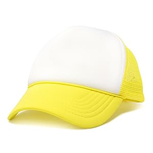 neon yellow hat