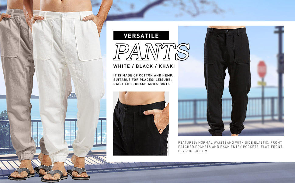 mens linen pants