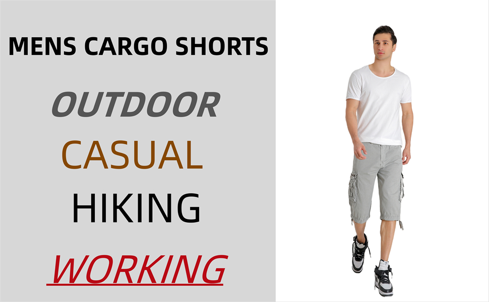 MENS CARGO SHORTS