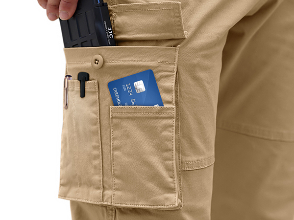 cargo work pants with pockets