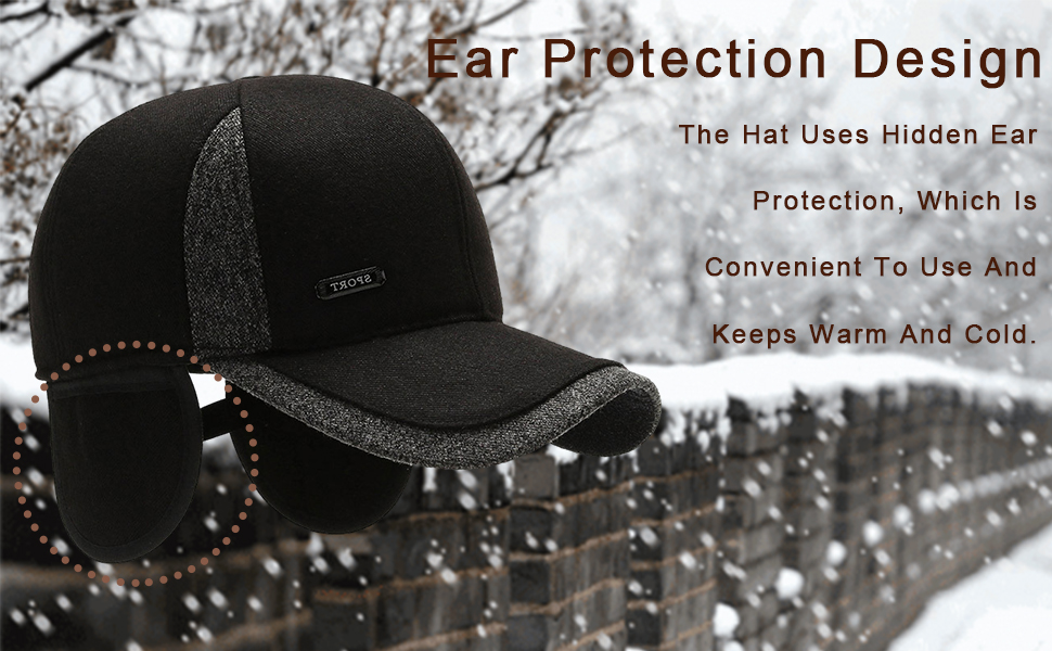 Winter for Men Outdoor Hat