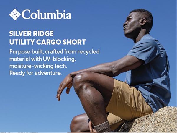 Columbia Mens Silver Ridge Utility Short