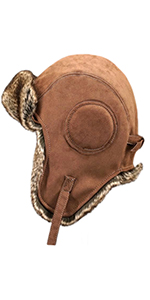 Suede Leather Trapper Hat