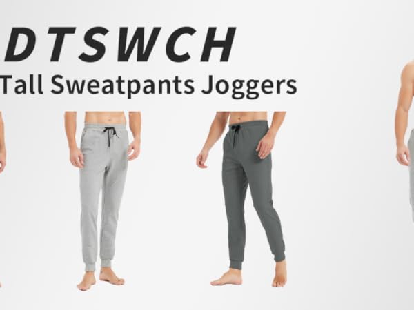 Men&#39;s Tall Sweatpants Jogger Workout Pants