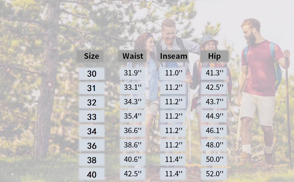 K038 SIZE CHART