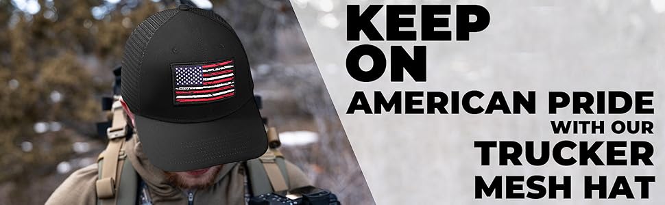 American flag hat for men