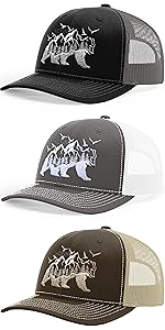 Horn Gear Trucker Hat. Bear Hat Edition