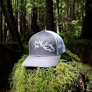 Elk hat in forest on moss