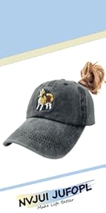 Beagle Ponytail Hat