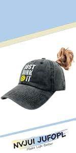 Pickleball Ponytail Hat