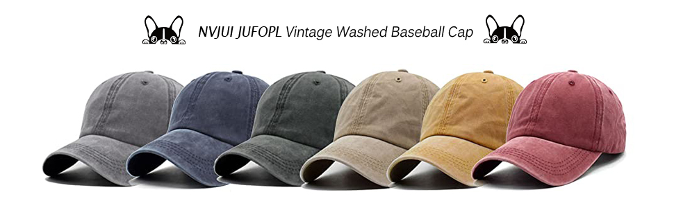 Vintage Washed Funny Cap baseball hat for women men