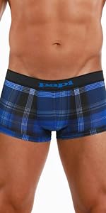 papi Mens Brazilian Cool Trunk Boxer Briefs Pack of 2 Comfort Fitting Underwear