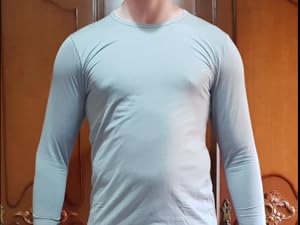 Camiseta termica manga larga para hombre color gris calor frio extremo invierno calido thermal